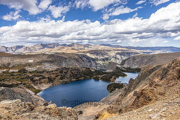 High Altitude Glacier Lake on Bear Tooth HWY close to the pass.