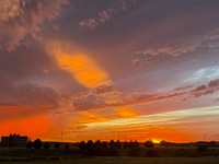 Sunset at Sydney, Nebraska