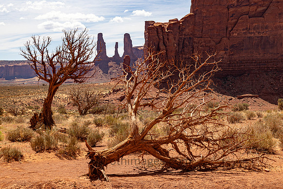 3 sisters in Monument Valley, AZ