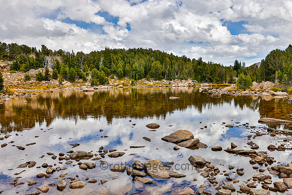 High Altitude Glacier Lake on Bear Tooth HWY close to the pass.