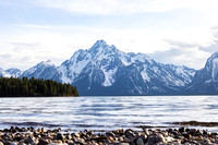 grand tetons from our campground for 4 nights