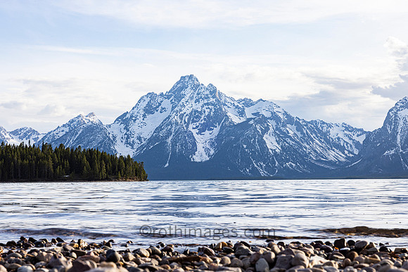 grand tetons from our campground for 4 nights